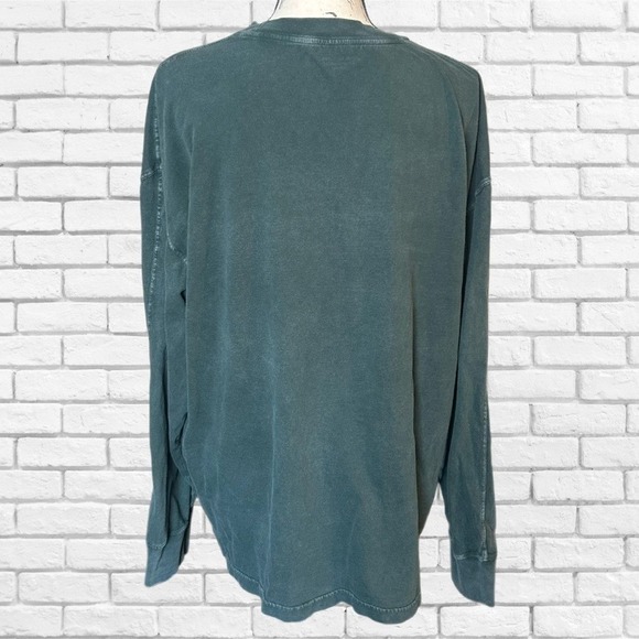 Abercrombie & Fitch Green Long Sleeve Tee Size XL - Picture 3 of 6